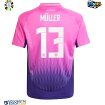 Moški Nogometni dresi Nemčija Thomas Muller #13 Gostujoči EP 2024 Kratek Rokav